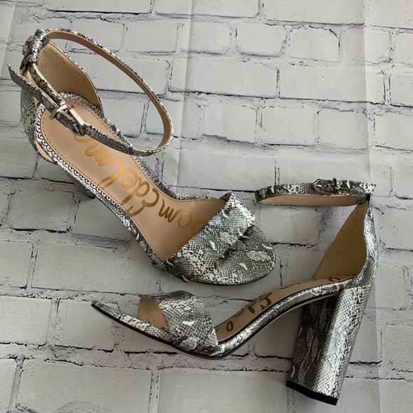 SAM EDELMAN yaro block heel sandal 🆕 - Picture 8 of 8